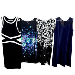 Women's Extra Large 16 18  Dresses Wholesale Bulk Lot of 4 XL Dress